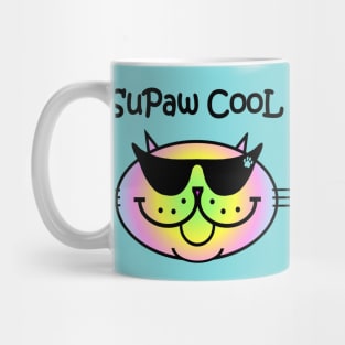 SuPaw CooL - pastel rainbow Mug